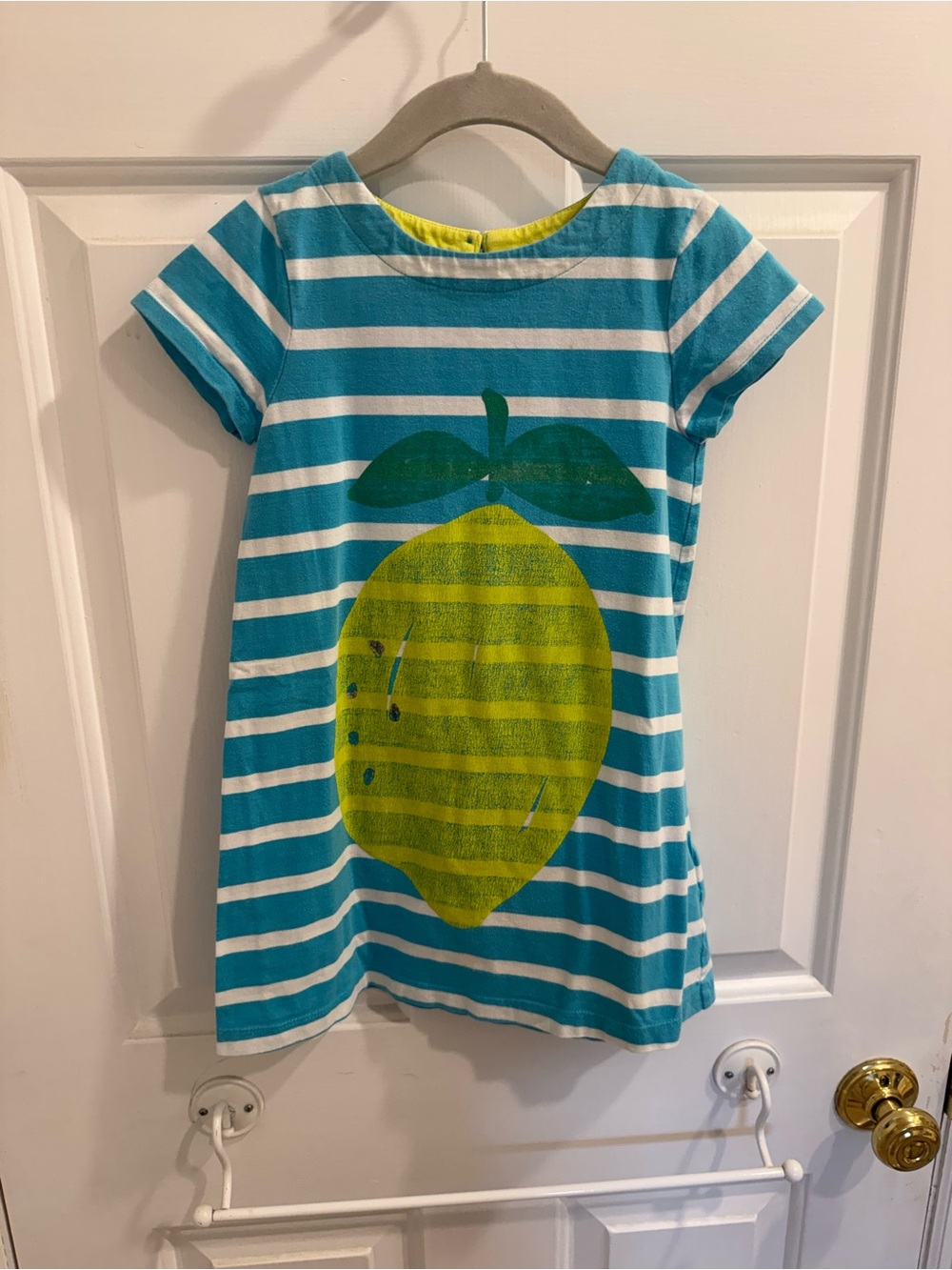 Mini Boden 4-5 Lemon Dress/Tunic